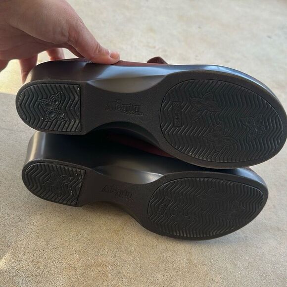 Alegria Maditerlockin Choco Leather Shoes Women’s Size 39 - Picture 8 of 11